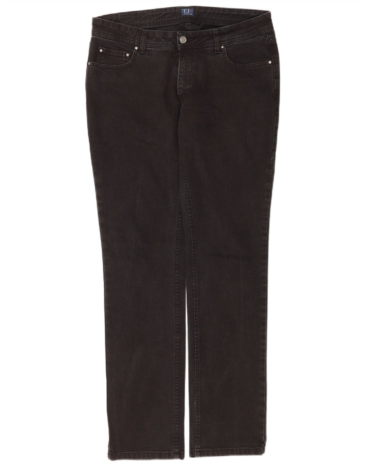 Trussardi Dame Slim Jeans W31 L33 Sort Bomuld
