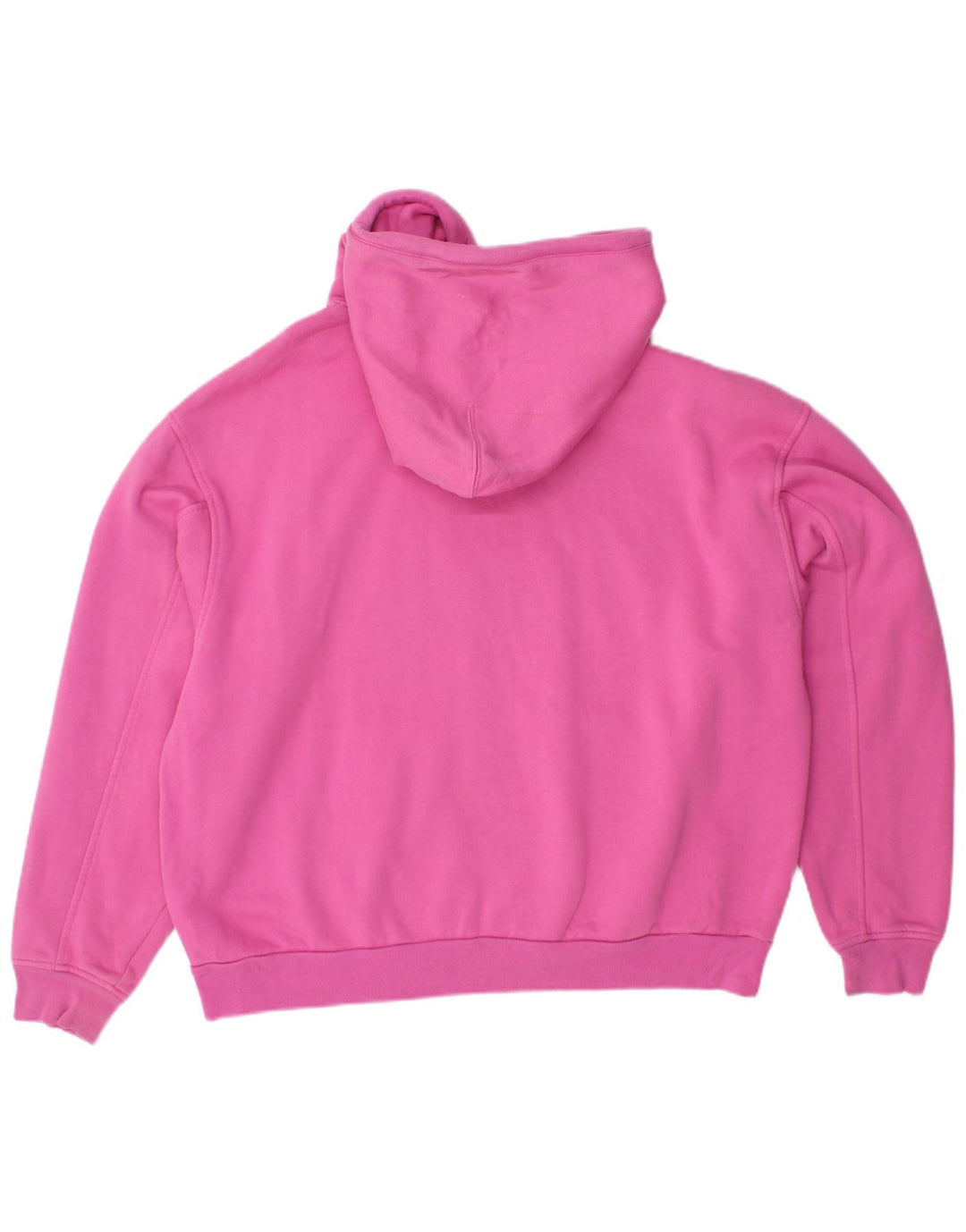 LEVI'S Womens Crop Oversized hættetrøjetrøje UK 14 Medium Pink Bomuld