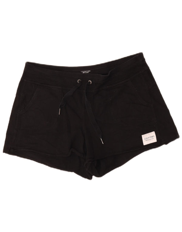 Calvin Klein sportsshorts til kvinder UK 18 XL sort bomuld