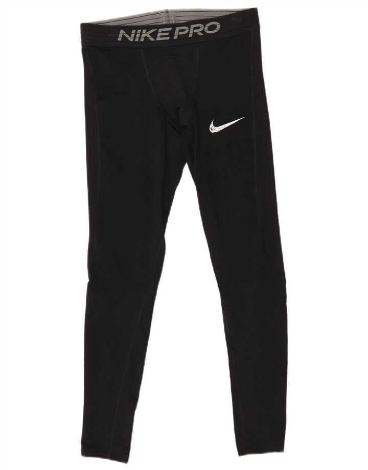 Nike Herre Tight Fit Grafiske Leggings Medium Sort Polyester