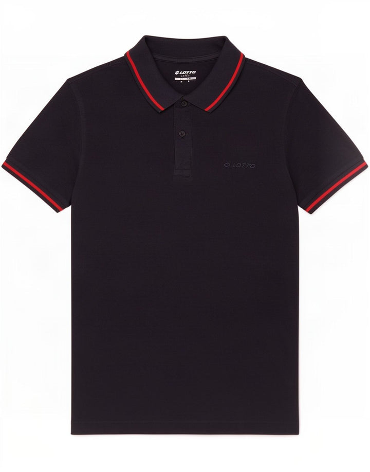 Lotto Herre Life's Polo Shirt Medium Navy Blue