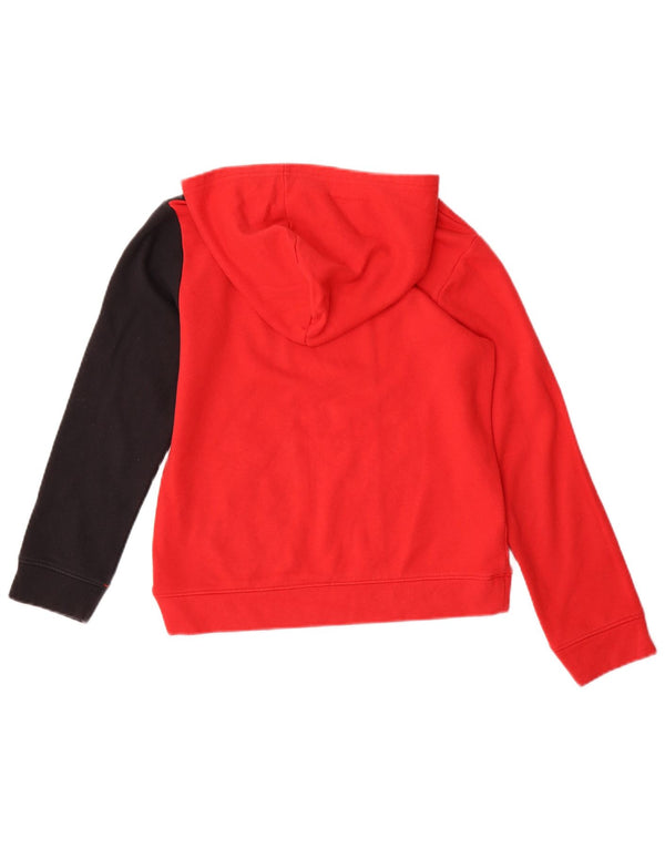 Under Armour Boys grafisk hættetrøje 9-10 år Medium rød farveblok