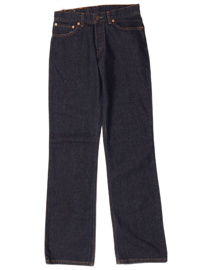 Levi's Dame 575 Straight Jeans W28 L32 Marineblå Bomuld