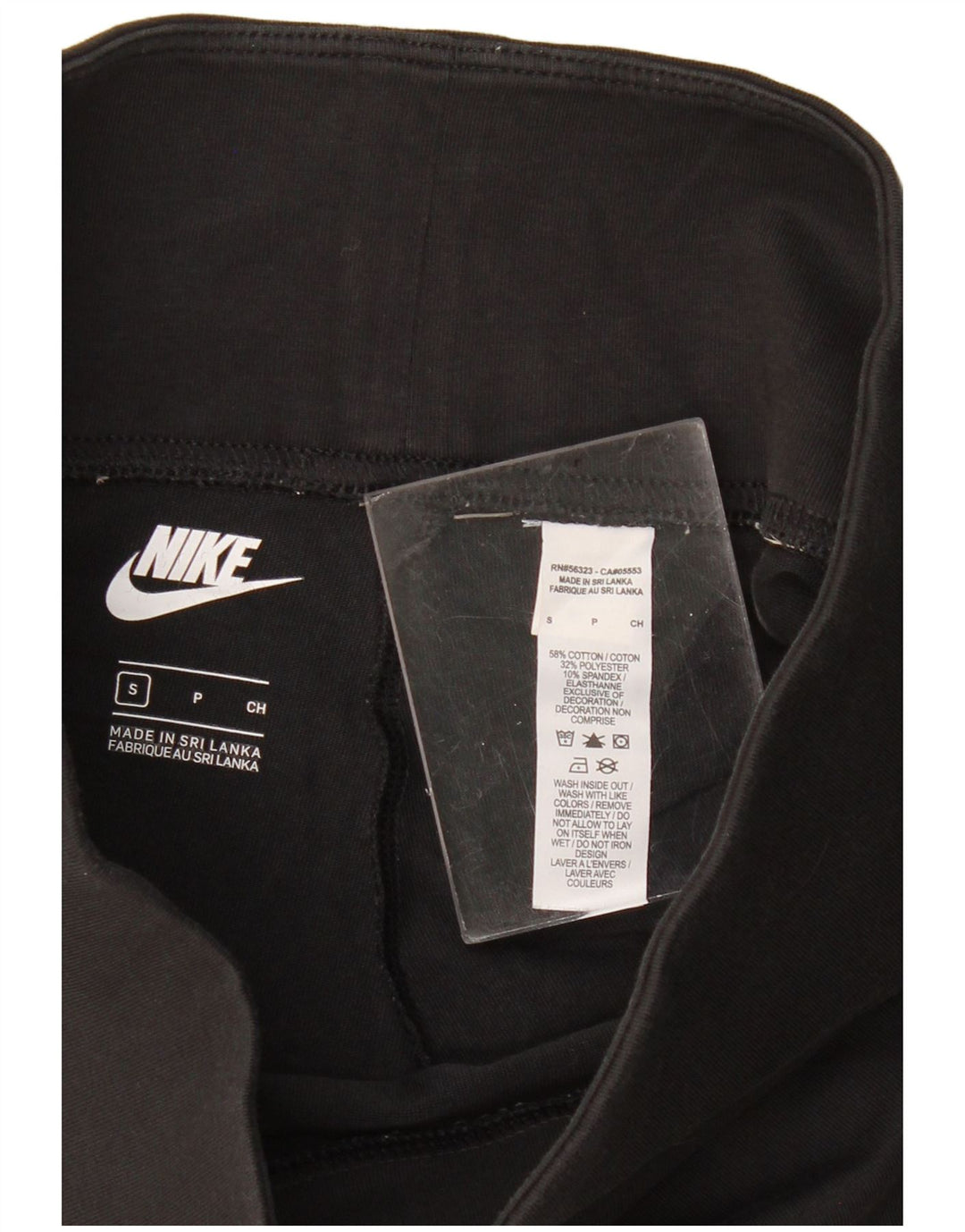 NIKE sportsshorts til kvinder UK 8 Small Black Bomuld