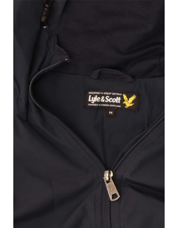 Lyle & Scott Regnjakke med hætte til mænd UK 38 Medium Navy Blue