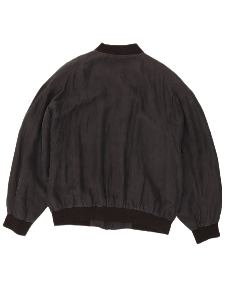 Camel Active Bomber Jacket IT 50 Stor Grå Silke