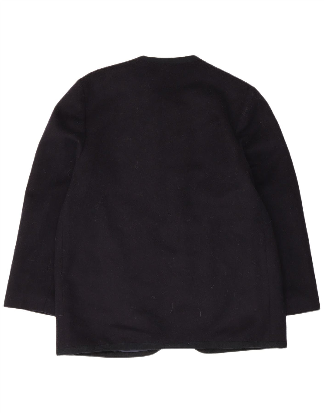 Vintage dame 5-knaps blazerjakke IT 50 XL marineblå uld