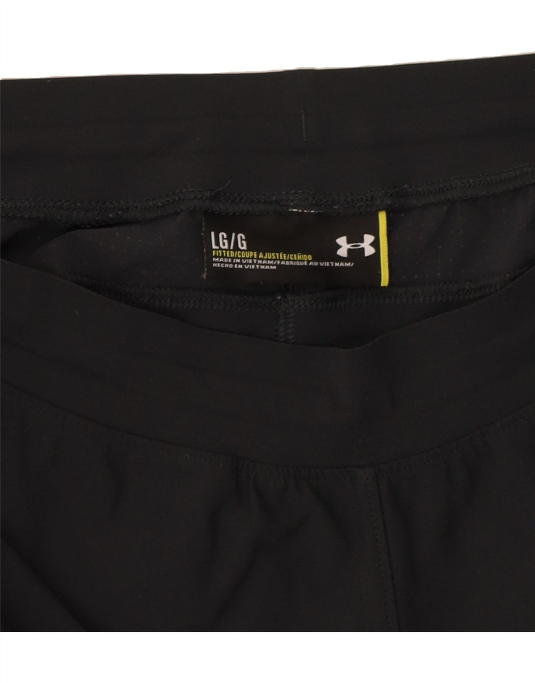UNDER ARMOUR Womens Tracksuit Trousers UK 14 Large Black Colourblock Vintage Under Armour and Second-Hand Under Armour from Messina Hembry 