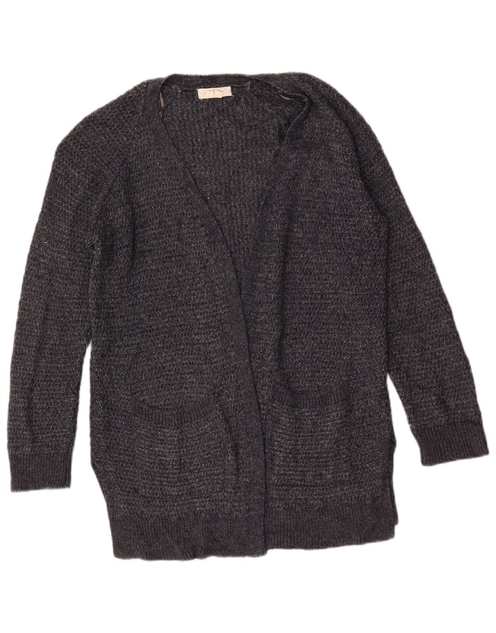 Fat Face Womens Longline Oversized Cardigan Sweater UK 8 Small Grå Akryl
