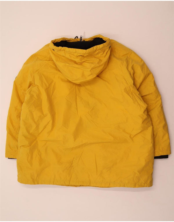 Jack & Jones Herre Hooded Parka Jacket UK 46 3XL Gul Polyester