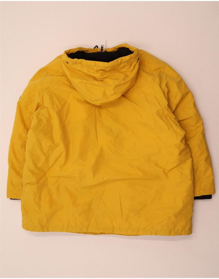 Jack & Jones Herre Hooded Parka Jacket UK 46 3XL Gul Polyester