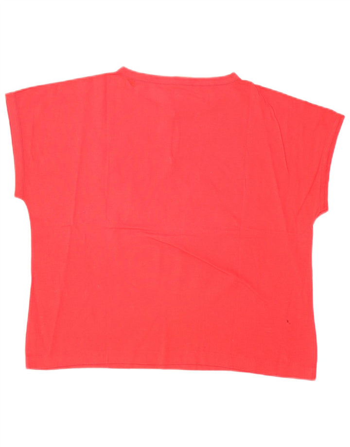 Ragno Dame T-Shirt Top EU 46 XL Rød Blomster