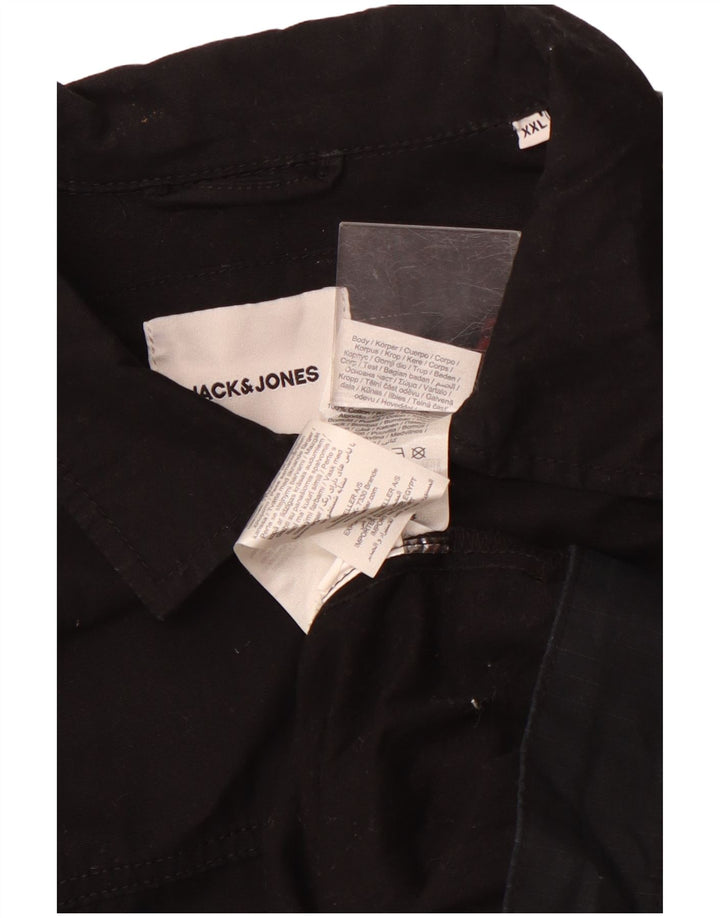 Jack & Jones herreskjorte 2XL sort bomuld