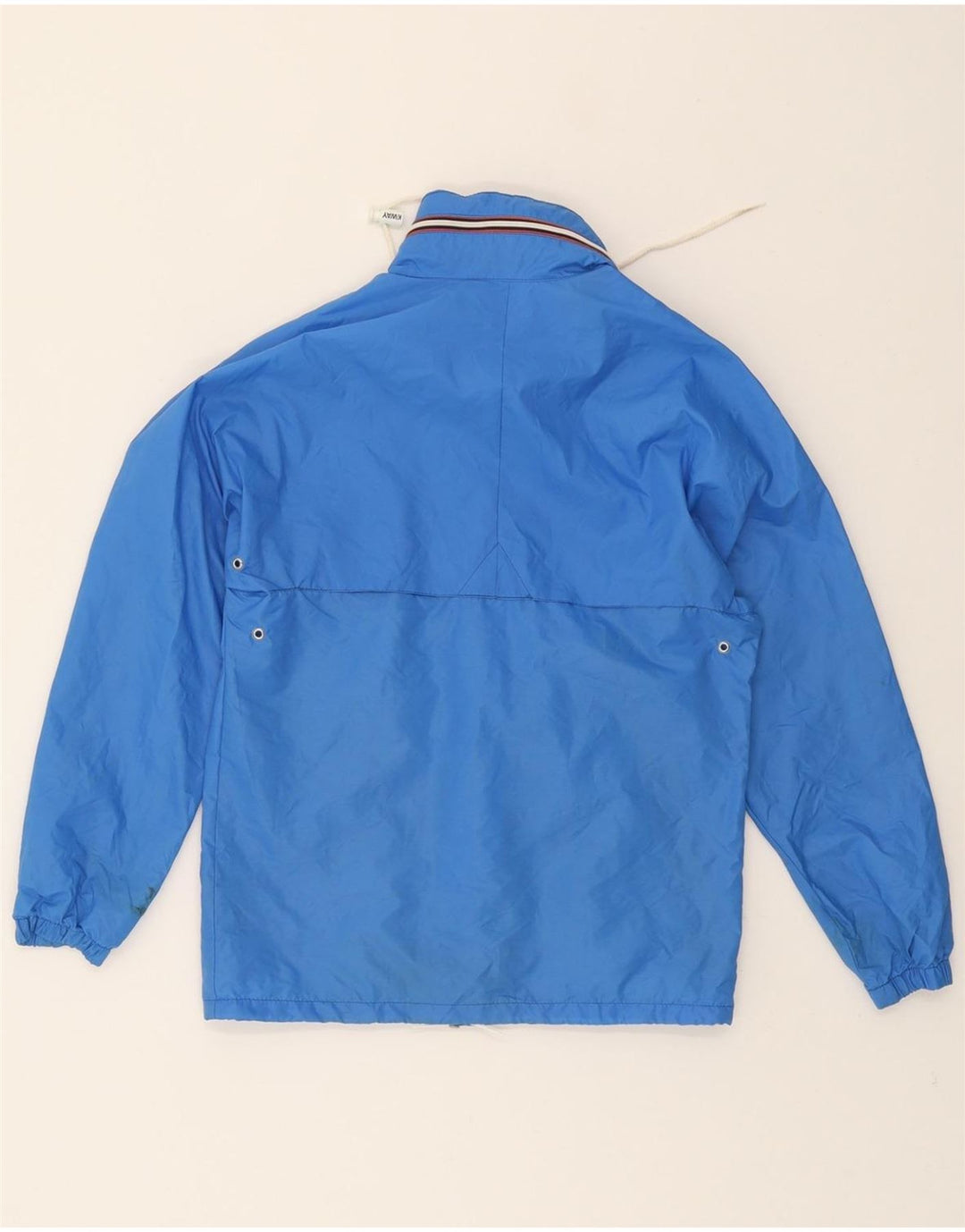 K-WAY Womens Rain Jacket UK 10 Small Blue Polyamide Vintage K-Way and Second-Hand K-Way from Messina Hembry 