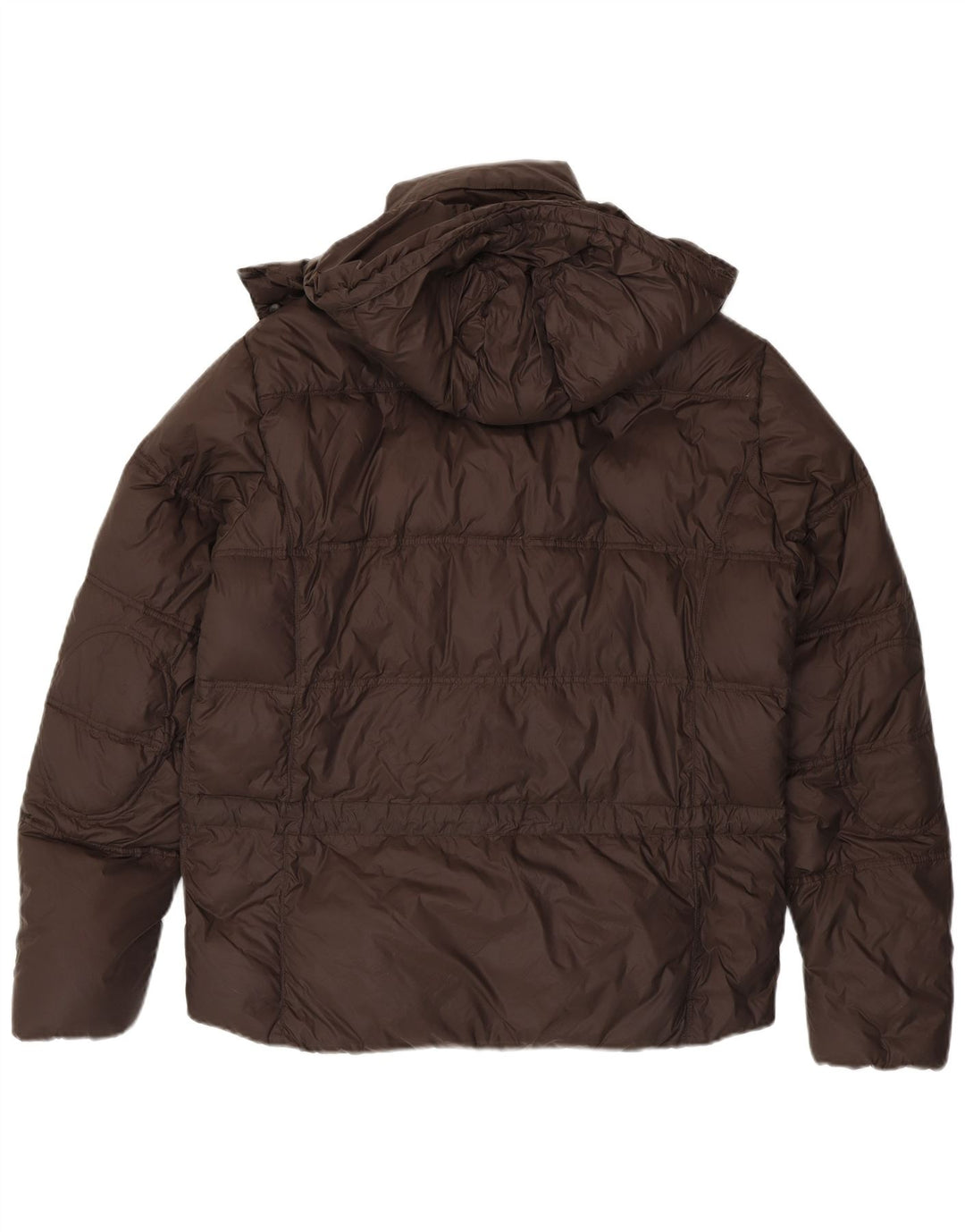 Brema Herre hættepolstret jakke IT 52 XL Brun nylon