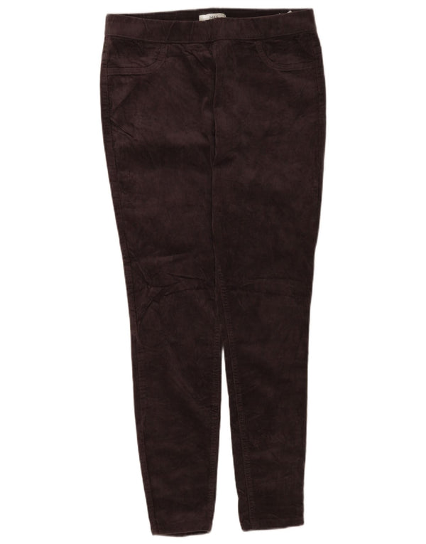 Marks & Spencer Dame Skinny Corduroy Bukser UK 12 Medium W30 L28 Brun