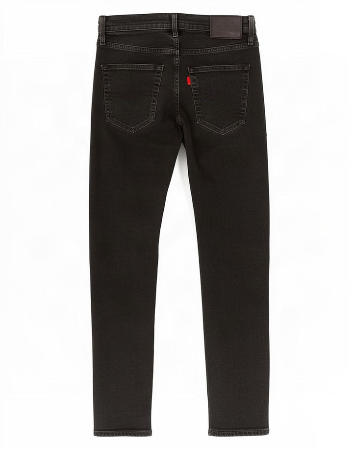 Levi's Slim Jeans til mænd W31 L30 sort bomuld
