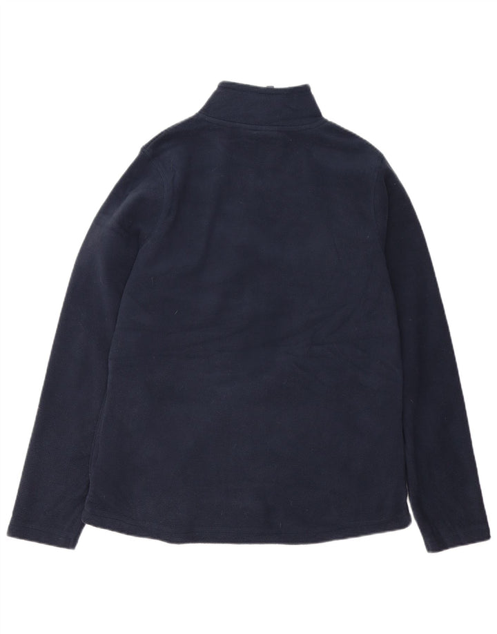 Weird Fish Dame Fleecejakke UK 12 Medium Navy Blue Polyester