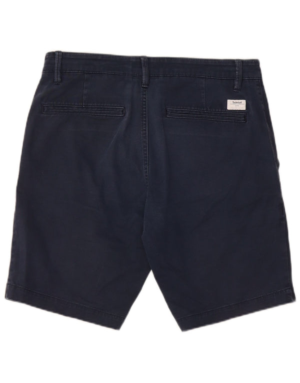 TIMBERLAND Chino-shorts til mænd W32 Mellem marineblå bomuld