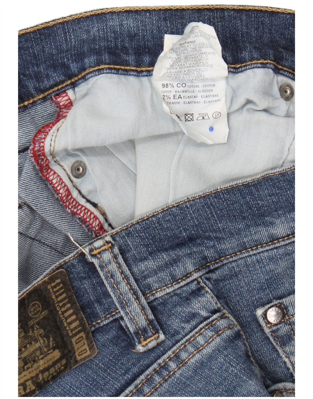 Carrera Herre 717 Slim Jeans IT 48 Medium W33 L31 Blå Bomuld