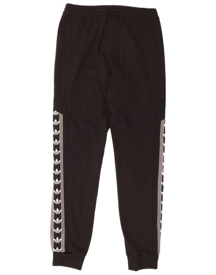 ADIDAS Mens Graphic Tracksuit Trousers Joggers Medium  Black Polyester