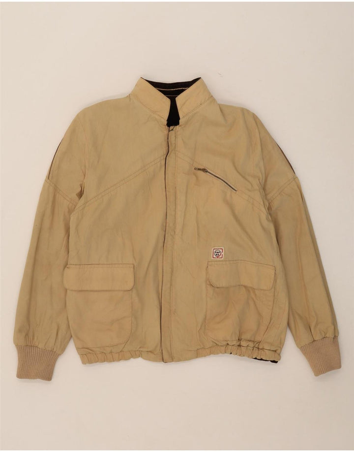 POP 84 Herre Vendbar Corduroy-jakke UK 36 Lille Brun