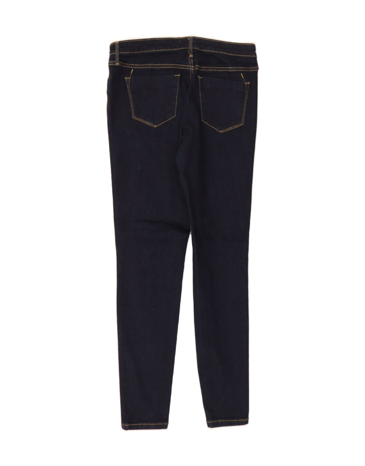 MOSSIMO Womens Mid Rise Legging Skinny Jeans US 8 Medium W30 L30 Navy Blue Vintage Mossimo and Second-Hand Mossimo from Messina Hembry 