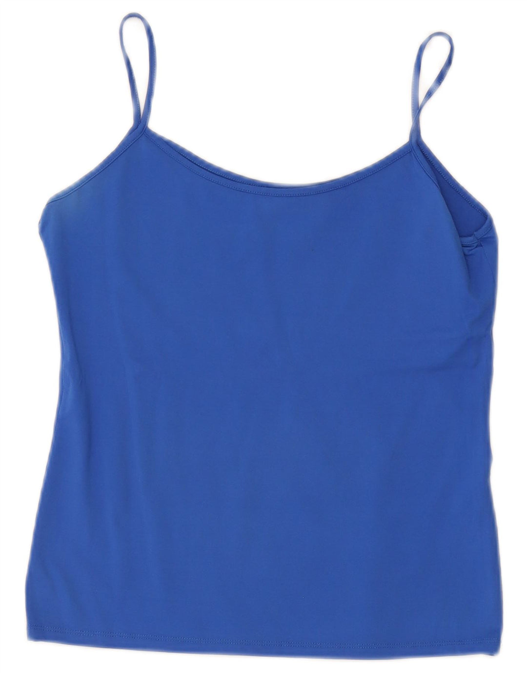 Zara Dame Crop Cami Top UK 14 Large Blue
