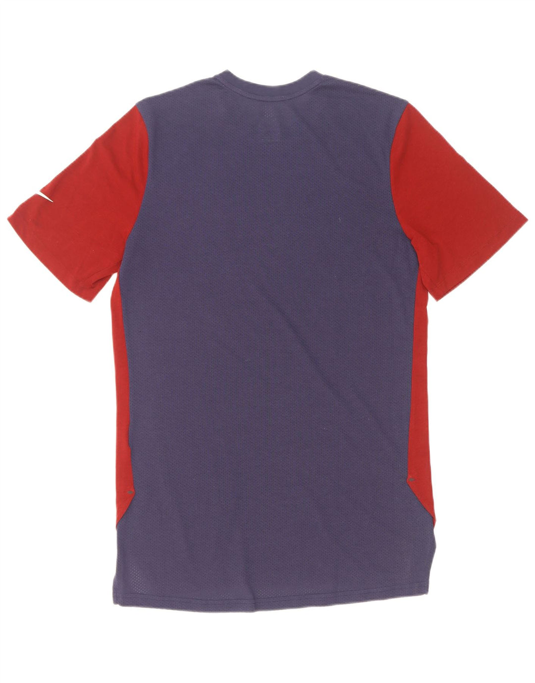 Nike Herre Dri Fit T-shirt Top Medium Rød Colourblock