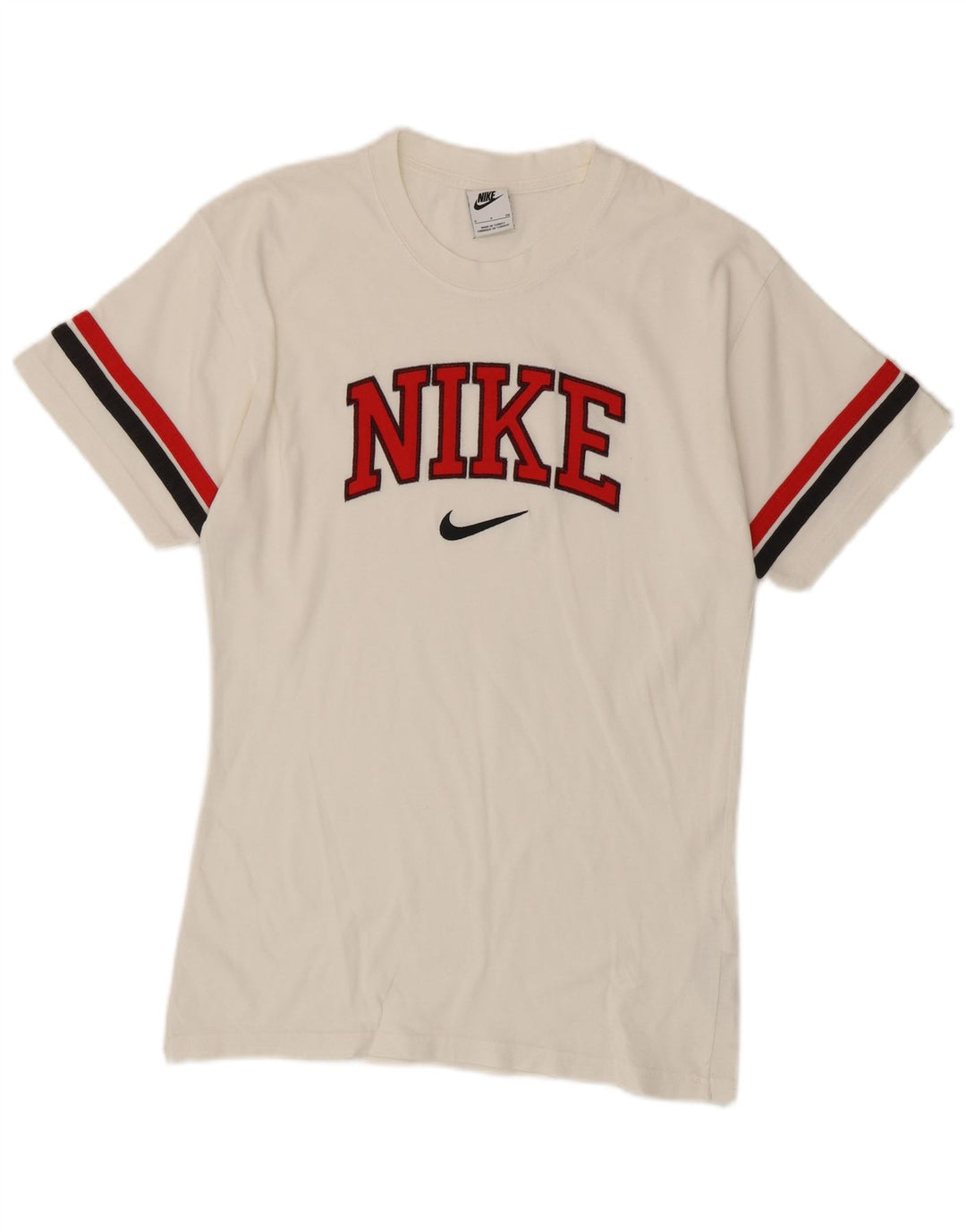 Nike Herre grafisk T-shirt Top Lille hvid Colourblock Bomuld