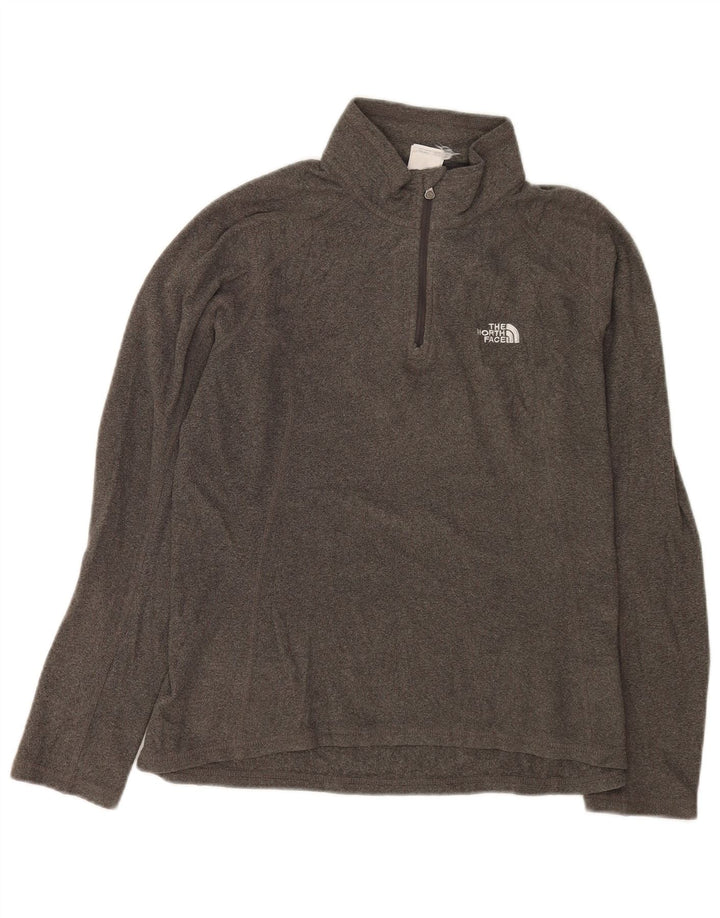 The North Face Dame Fleece Jumper med lynlås DK 14 Medium Grey Polyester