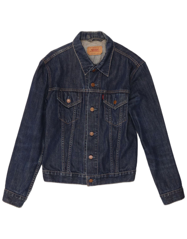Levi's Girls denimjakke 11-12 år Stor marineblå bomuld