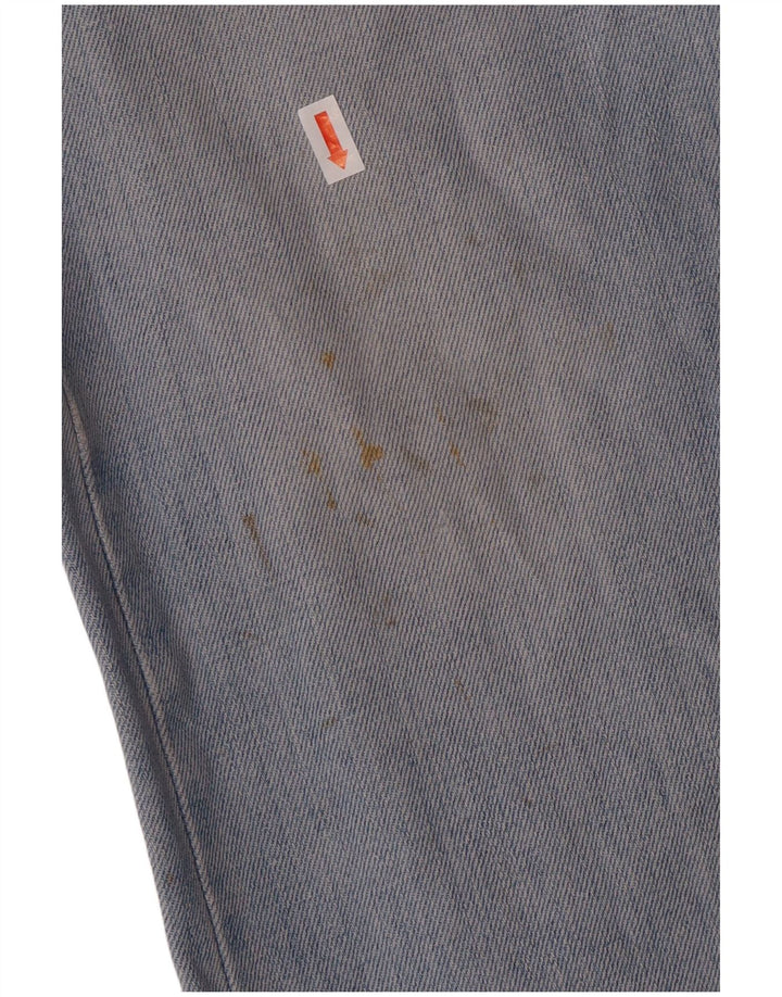 LEVI'S Herre 501 Straight Jeans W36 L31 Blå Bomuld