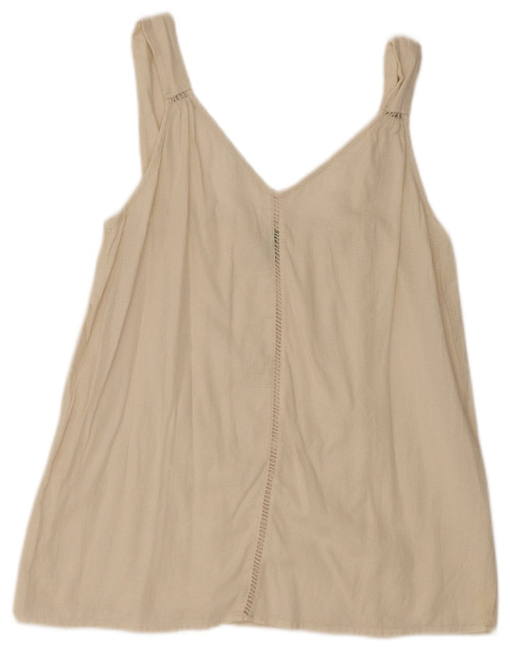 Benetton Dame Cami Top UK 12 Medium Off White