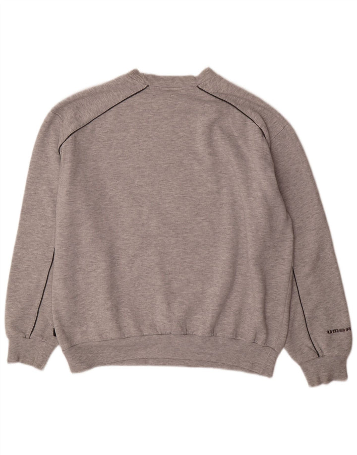 Umbro Herre Sweatshirt Jumper XL Grå Polyester