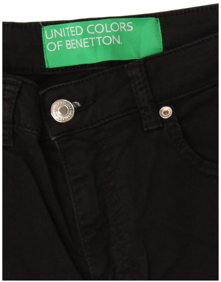 Benetton Dame Slim Casual Bukser W30 L27 Sort