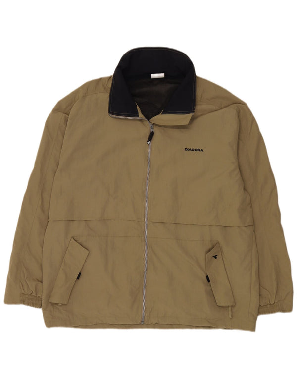 Diadora Træningsdragt med hætte til mænd XL XL Khaki Polyamid