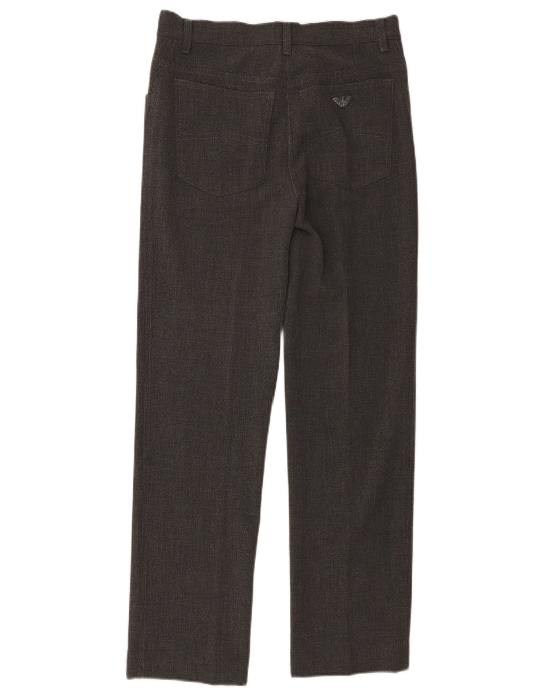 Armani Lige Casual Bukser til kvinder W30 L28 Grå Polyester
