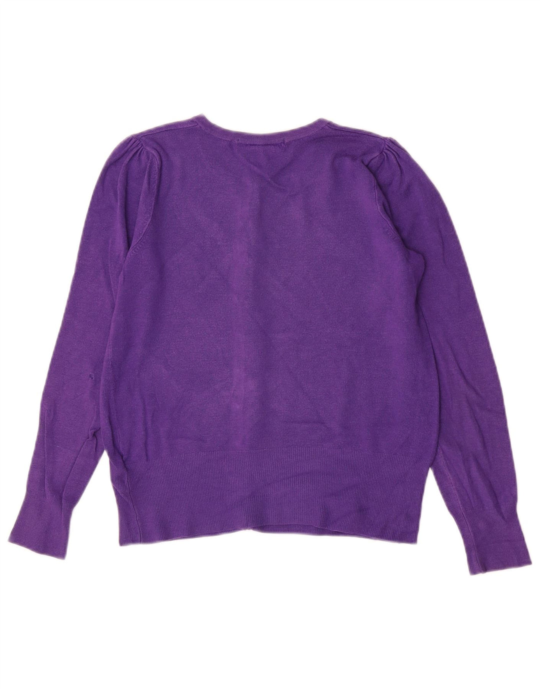 Marks & Spencer Dame Cardigan Sweater UK 10 Small Purple Viscose