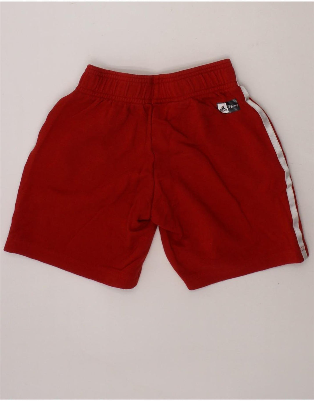 ADIDAS Boys Sport Shorts 7-8 Years  Red Cotton Vintage Adidas and Second-Hand Adidas from Messina Hembry 