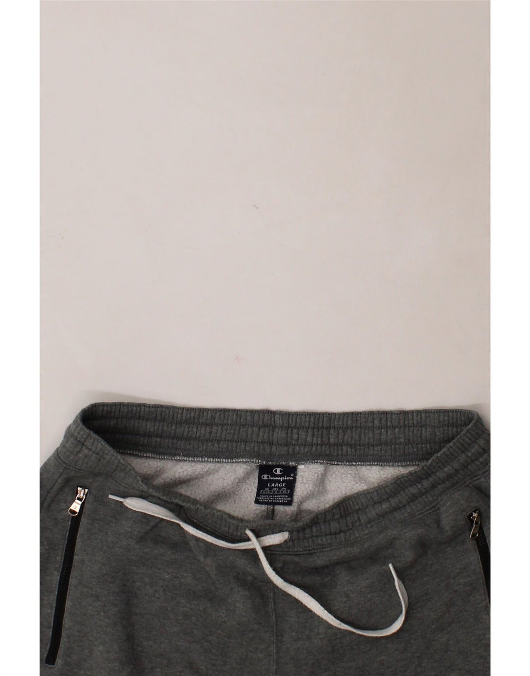 CHAMPION Mens Tracksuit Trousers Joggers Large Grey Cotton Vintage Champion and Second-Hand Champion from Messina Hembry 