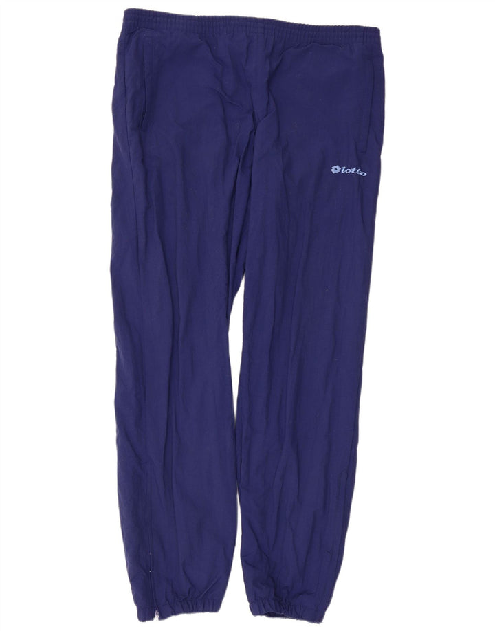 LOTTO Herre træningsdragt Bukser Joggers XL Navy Blue Nylon