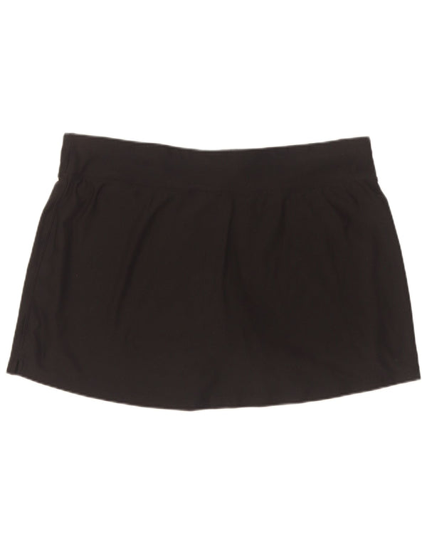 Nike Womens Dri Fit Skort UK 16 Large Black Polyester