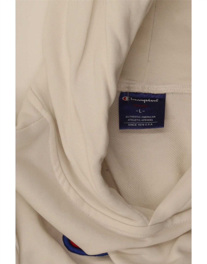 Champion Herre grafisk hættetrøje Jumper Large White