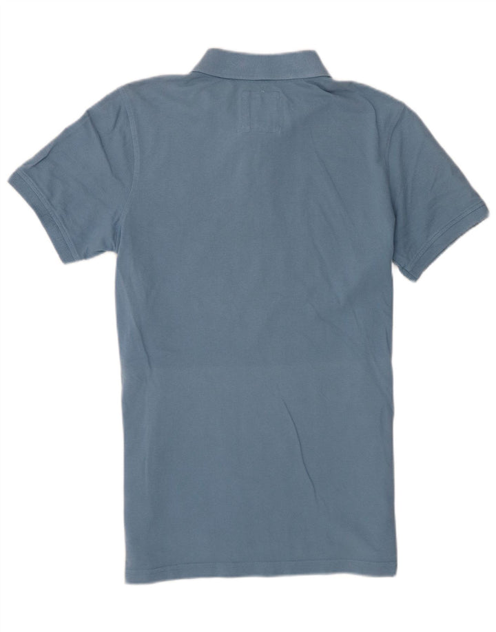 Besætningstøj Herre poloshirt Medium blå bomuld