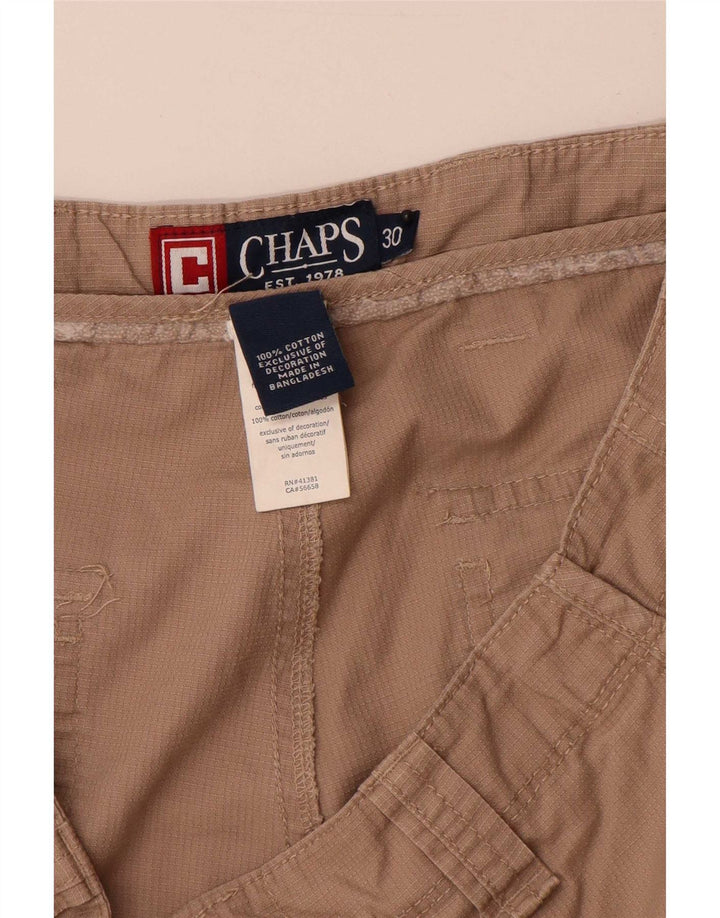 Chaps Herre Cargo Shorts W30 Medium Beige Bomuld