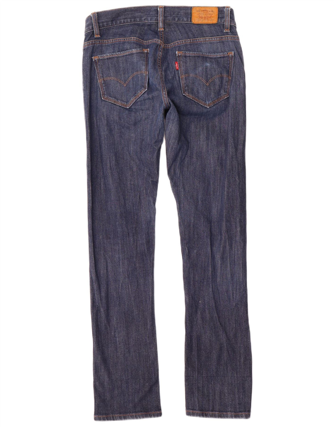 Levi's Dame vippede lige jeans US 4 Small W27 L30 Blue Cotton