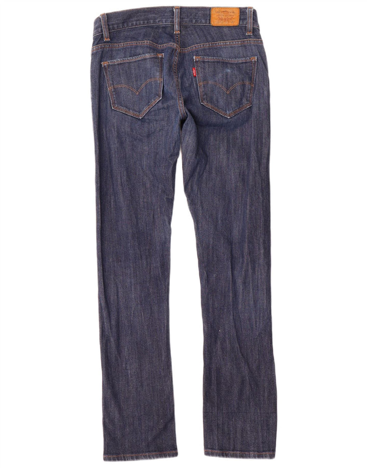 Levi's Dame vippede lige jeans US 4 Small W27 L30 Blue Cotton