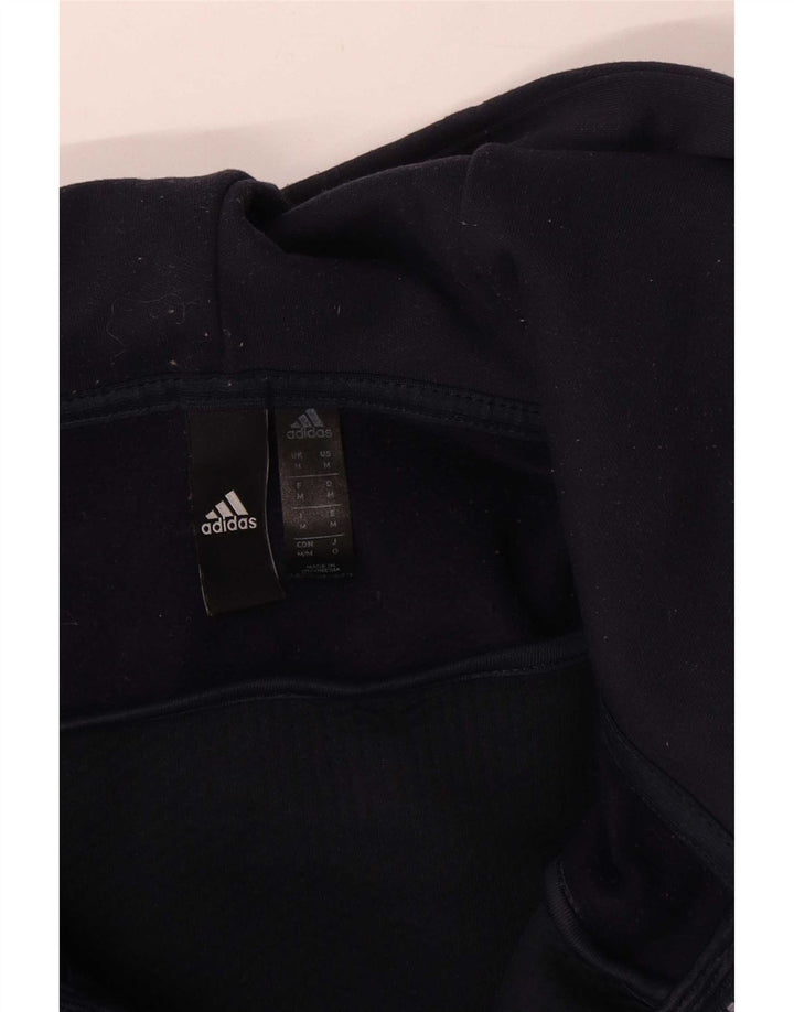 Adidas Hættetrøje med lynlås til mænd Medium Marineblå Colourblock Polyester