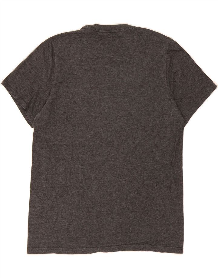 ADIDAS Mens Graphic T-Shirt Top Medium Grey Vintage Adidas and Second-Hand Adidas from Messina Hembry 